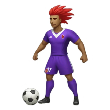 warrior red rooster futbol sticker