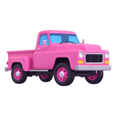 pink truck sticker