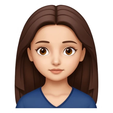 A pretty bratz genmoji of a girl looking like Alia Bhatt (bollywood actress) sticker
