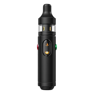 black simple hqd vape sticker