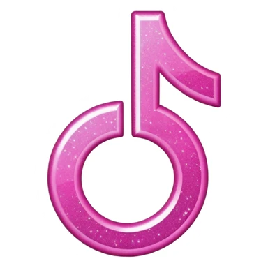 glitter pink symbol TikTok sticker