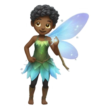 Fairy with magic dusts sticker