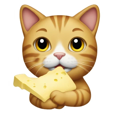Cat with butter sticker