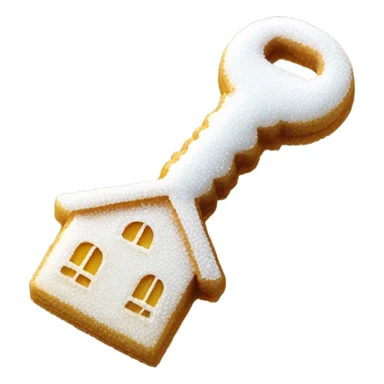 Sugar on house key  sticker