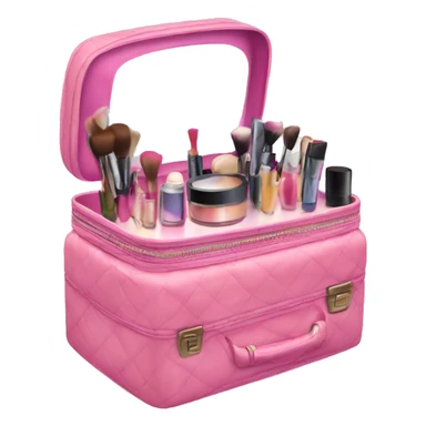 Makeup vanity case sticker