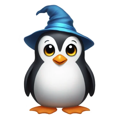 penguin mage cute little sticker