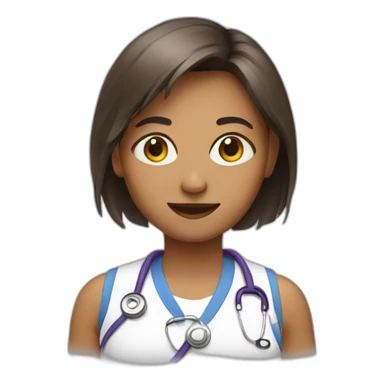 health girl sticker