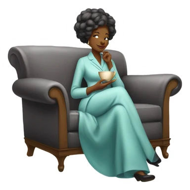 Lady of leisure sticker