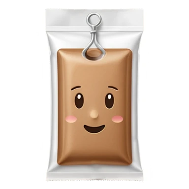 rectangular coffee sachet stick sticker