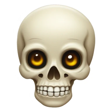 A skull rizzing sticker