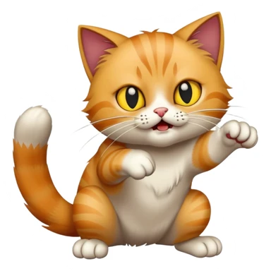 cat attack 123451 sticker