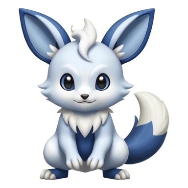 Shiny Minccino-Absol-Meowstic-Hybrid (Full body) sticker