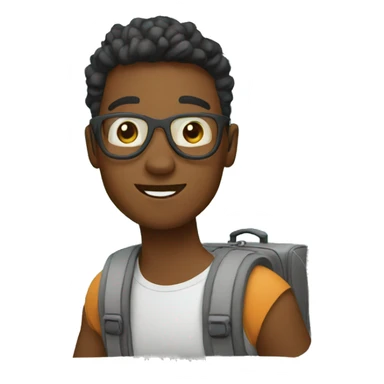 travel content creator boy sticker