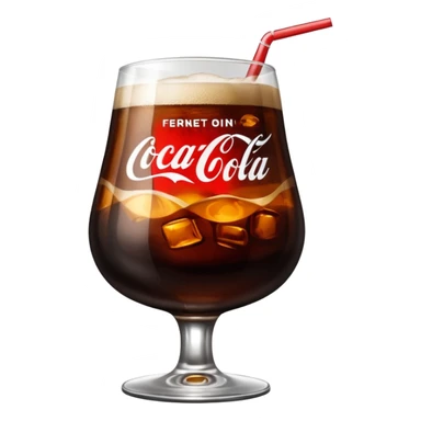 Fernet con coca sin limón sticker