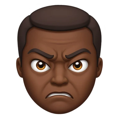 Angry Only single eye WITHOUT face sticker