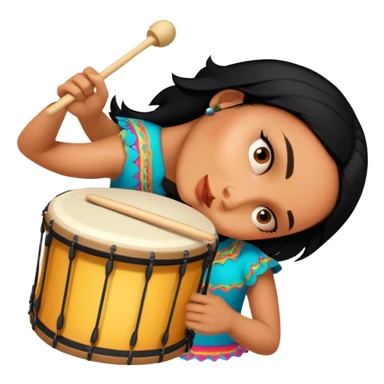 Festive Drummer sticker