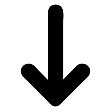 red arrow pointing down sticker