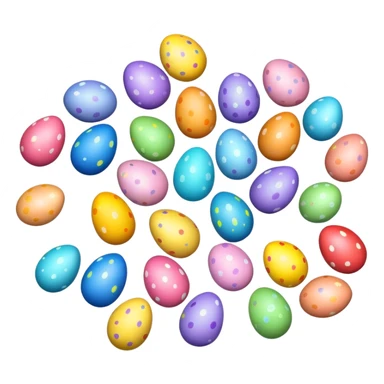 easter eggs sticker