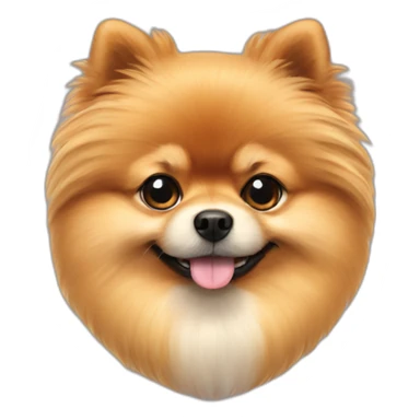 pomeranian with bowtie sticker