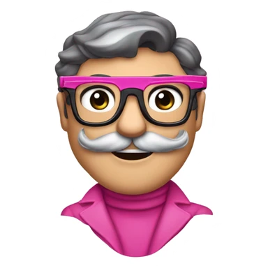 Pink Panther personaje animado de Blake Edwards con lentes para sol y cruzada de brazos. Únicamente parte  superior del cuerpo, donde se comienzan a ver los brazos cruzados. sticker