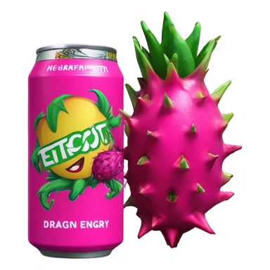 Dragonfruit & Dragon Energy Drink  sticker