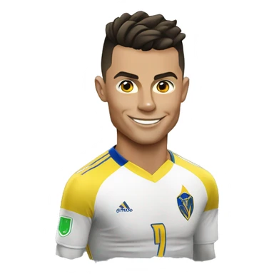 Cristiano Ronaldo at Al Nassr sticker