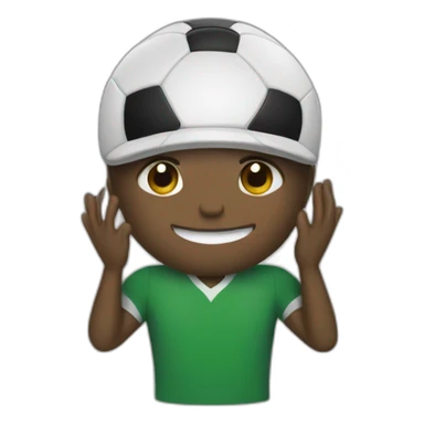 Joueur de football sticker