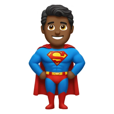 Superman holding Weetabix sticker