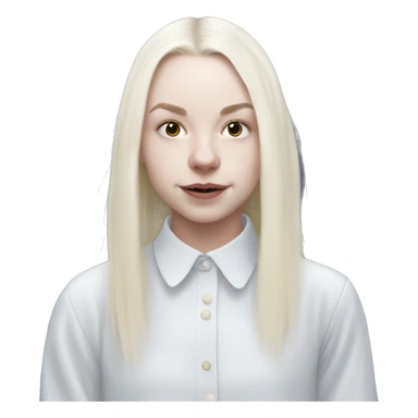 Little cute girly phoebe bridgers ghost sticker