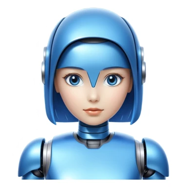 girl ai robot sticker