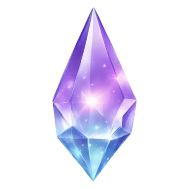 magical sparkling crystal sticker