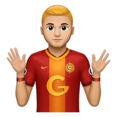 İcardi Galatasaray logolu emoji yap sticker