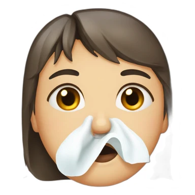 Runny nose sticker