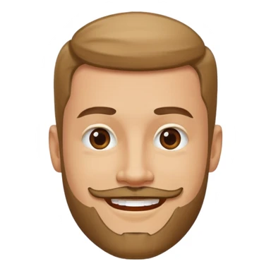 goatee beard sticker