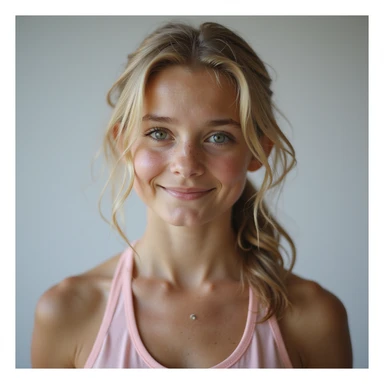 Jeune fille de 16 ans sportive et blonde et belle  sticker