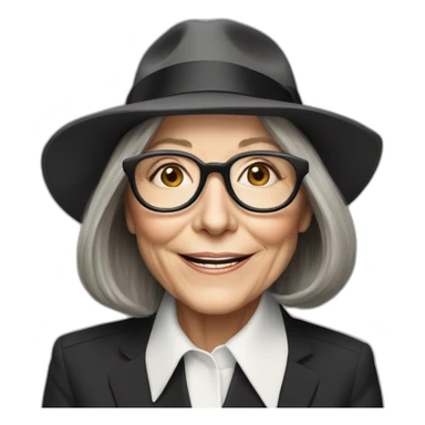 Diane Keaton sticker