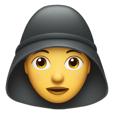 cold wet face woman in hat sticker