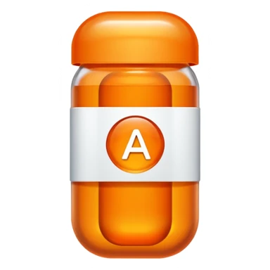 Vitamin A Case in Pill sticker