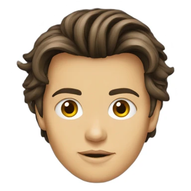 young Johnny Depp  sticker