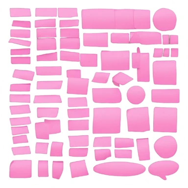 Pink tabs sticker