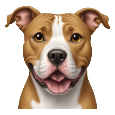 American Staffordshire Terrier drooling sticker