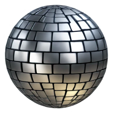 Dancing disco ball sticker