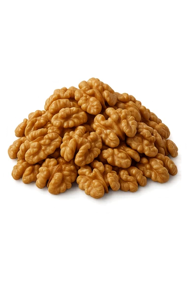 montagna di noci sbucciate, iperrealistici 4k sticker