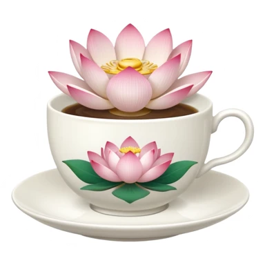 LotusMorning coffee sticker