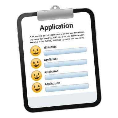 Make a job application  sticker