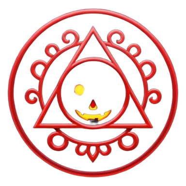 Make a black magic symbol sticker