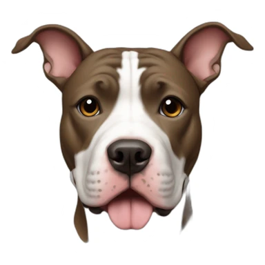 Dog-american-pit-bull-terrier-full-height sticker