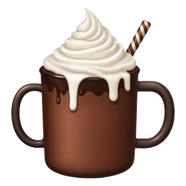 Hot chocolate sticker