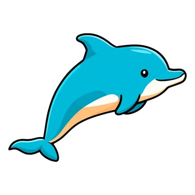 dolphin sticker