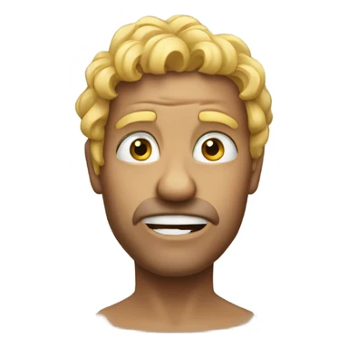 Shaking my head sticker